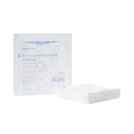 Mckesson Sterile Nonwoven Sponge, 4 x 4 Inch, 960PK 16-602326